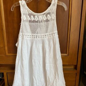 Crochet High Neck Tank